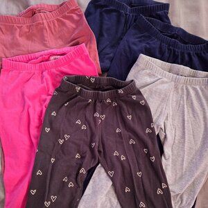 Girls Leggings 6 Pack Size 5T